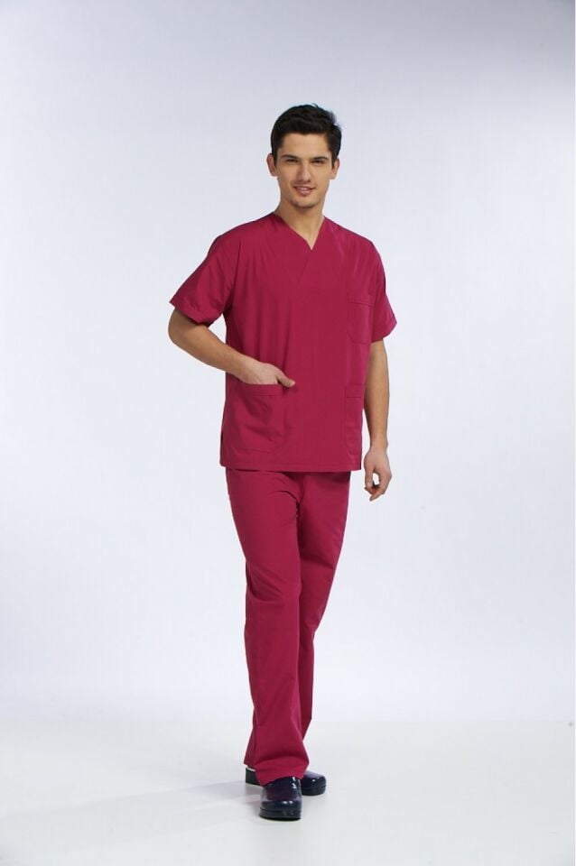 Erkek Bordo Cerrahi Takım