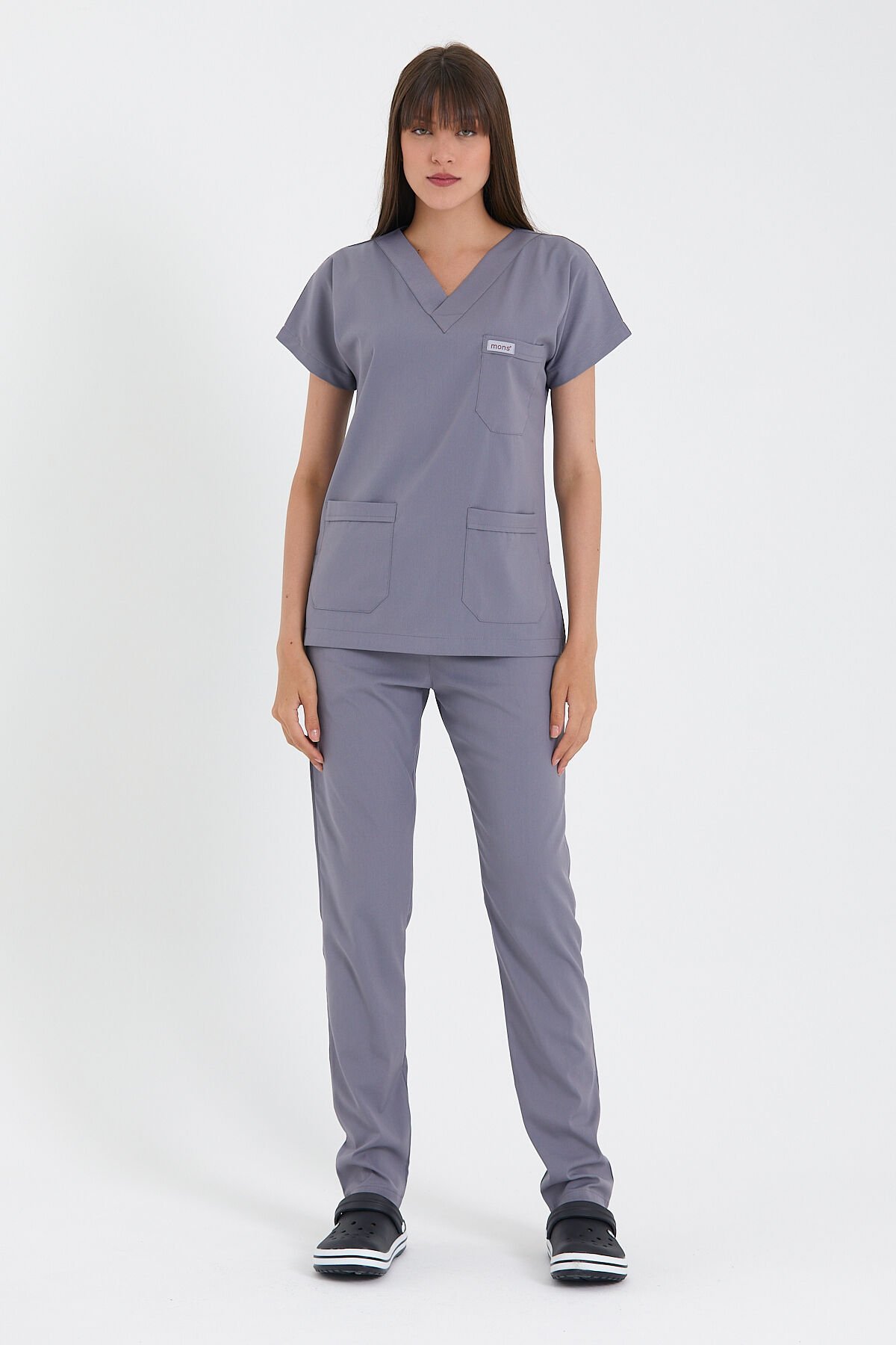 Gri Scrubs Takım