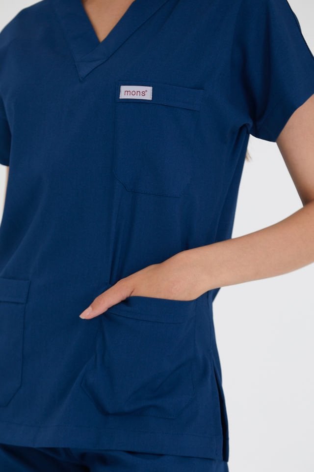 Kadın Açık Lacivert Cerrahi Takım